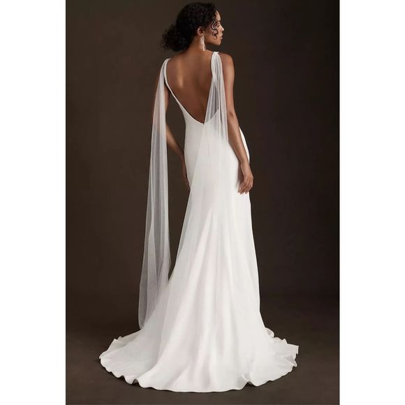New Bhldn x Jenny Yoo Tana Gown sz 8 - Picture 3 of 11